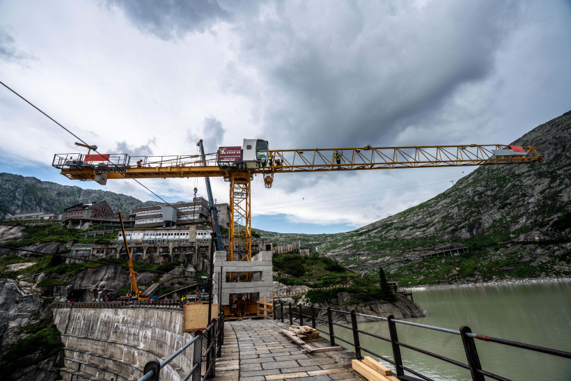 Projet de transport de personnes au barrage de Spittellamm